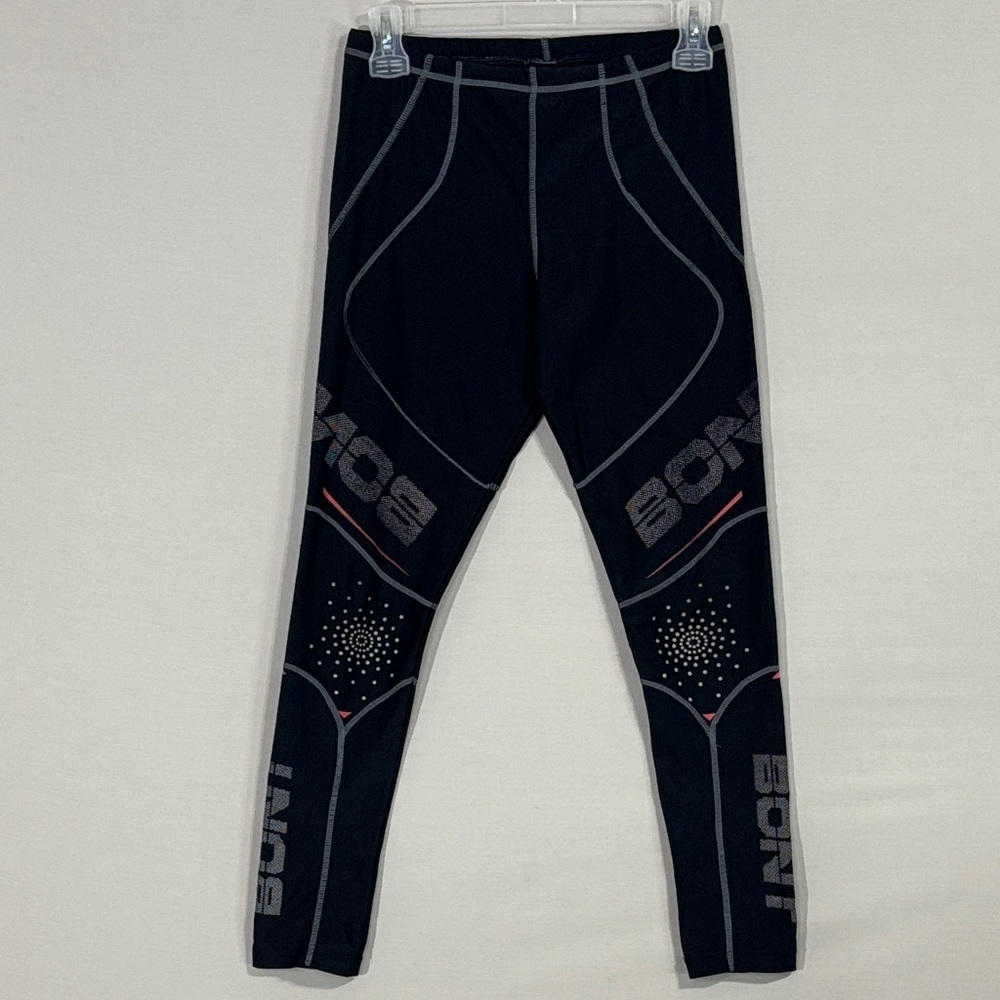 BONT Compression Leggings Women’s M Black Athletic Cycling Training Pants